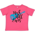 thumbnail image 3 of Inktastic Rock and Roll Lives with Blue Guitar Boys or Girls Toddler T-Shirt, 3 of 5