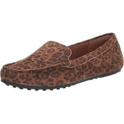 Aerosoles Womens Over Drive Slip-On Loafer 6.5 Leopard Fab Suede