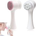 thumbnail image 1 of brosse Pour Le Visage Exfoliation Douce (rosa), Suppression Des Points Noirs, Masaje (deux Cts), 1 of 5