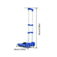 thumbnail image 2 of LHWEN Folding Luggage Cart Lightweight Aluminum Portable Travel Cart 110 Lbs Capacity Foldable Trolley for School Moving, 2 of 6