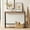 Rustic Brown, variant on 39.4in Narrow Console Sofa Table with Power Outlets and USB Ports, Skinny Couch Table with Metal Frame and Charge Station with 4.9ft Extension Cord, Rustic Brown