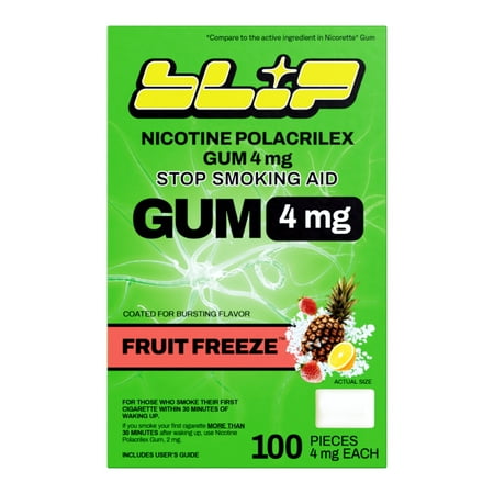 Blip NRT Nicotine Gum - 4mg Fruit Freeze (100 Count)