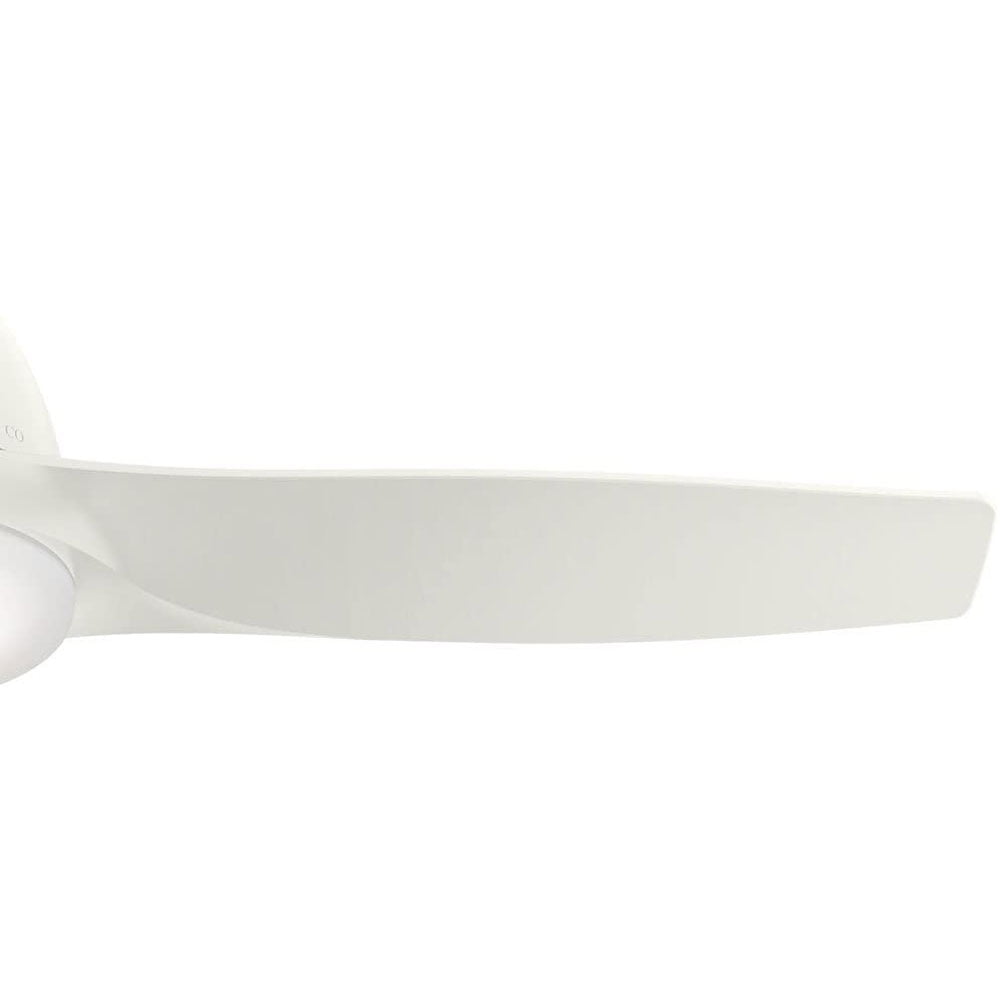 Hunter Casablanca 44" Ceiling Fan w/ LED Lights and Remote Control, Fresh White