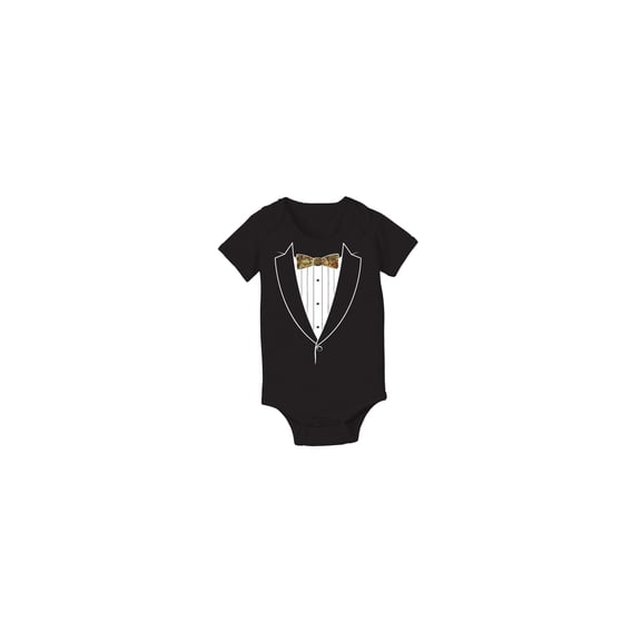 Instant Message - Tux Bowtie Camo - Infant Baby One Piece