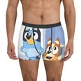 thumbnail image 3 of Lsque Bluey Pattern Men’s Total Support Pouch Boxer Briefs, X-Temp Cooling, Moisture-Wicking Underwear, Regular, Long-leg and Trunk-Medium, 3 of 7