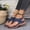 Deep blue, variant on Daeful Flip Flops for Women Comfortable Arch Support Sandals Thong T-Strap Casual Summer Wide Width Sandals