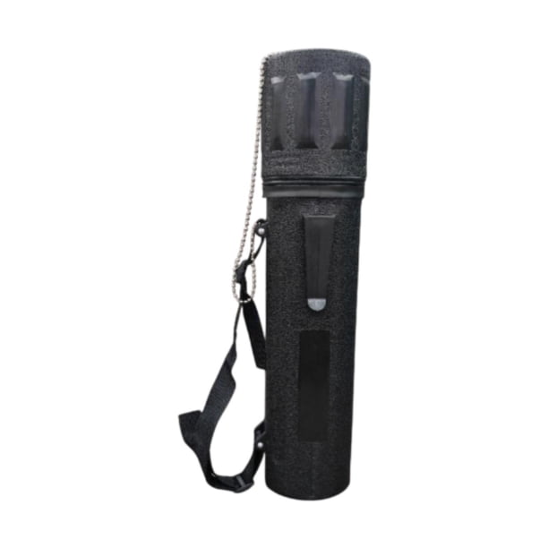 Contenedor de tubo para almacenamiento de varillas de soldadura Recipiente para almacenamiento de varillas de soldadura de alto rendimiento Negro con correa