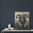 thumbnail image 5 of Sikiie Vintage Ram Pilot Print Canvas Decorative Hanging Painting, Anti-shrinkage Hanging Frame, Suitable for Home, Office Wall Decorations, 5 of 6