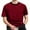 Red, variant on T Shirts for Man Striped Crewneck Short Sleeve Pullover Tops Trendy Casual Classic Fit Summer Holiday Soft Tees