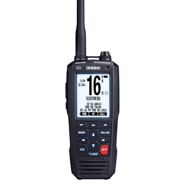 Radio VHF marina Uniden MHS338BT 6 W GPS Bluetooth IPX8
