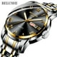 thumbnail image 2 of BELUSHI, reloj de marca superior para hombre, reloj de acero inoxidable con fecha de negocios, relojes luminosos impermeables, reloj de pulsera de cuarzo deportivo de lujo para hombre Tan Jianjun unisex, 2 of 2