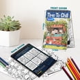 thumbnail image 4 of Netecom Time To Chill Coloring Book Spiral Bound For Adults, A5 Wooden Cover, 30 Delightful Coloring Pages of Chill Moments for Stress Relief and Relaxation, 4 of 6