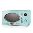 thumbnail image 1 of Nostalgia Retro Series 0.9 Cubic Foot 800 Watt Countertop Microwave, Aqua, 1 of 7