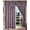 Purple, variant on SET OF 2 PENELOPIE CURTAIN PANELS WITH ATTACHED AUSTRIAN VALANCE 84 inches long window, BLUE