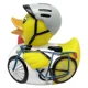 thumbnail image 3 of Cosplaying VINYL Duck Figure, Unique yellow vinyl rubber duck for bicycles (yellow), 3 of 5