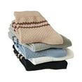 thumbnail image 4 of Tiqkatyck Ankle Socks Clearance, Men Warm Socks Man Stripe Socks Solid Color Men Winter Socks Compression Socks for Women Crew Socks for Women No Show Socks Womens Khaki One Size, 4 of 4
