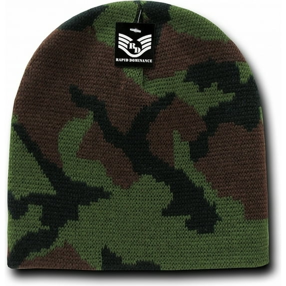 Camo Beanies, Woodland