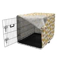 thumbnail image 3 of Hedgehog Dog Crate Cover, Various Autumn Leaves from Different Trees Animals Carrying Nuts Nature Inspired, Easy to Use Pet Kennel Cover for Dogs, 35" x 23" x 27", Multicolor, by Ambesonne, 3 of 6