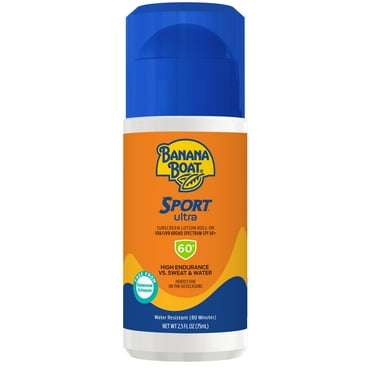 Banana Boat Sport Ultra SPF 60 Roll On Sunscreen, 2.5oz
