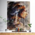 thumbnail image 2 of Design Art - Woman with White Horse Eagles, 2 of 5
