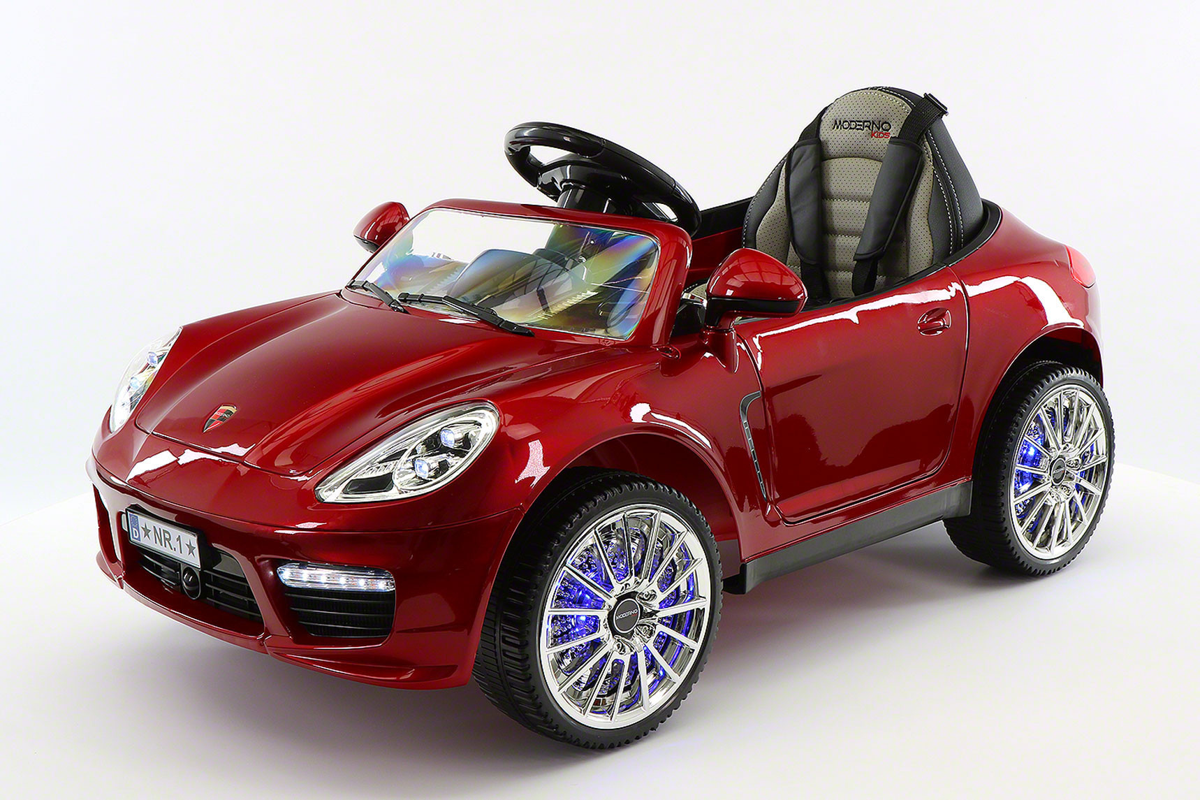 Kiddie Roadster 12V Kids Electric Ride-On Car with R/C Parental Remote | Cherry Red - image 2 of 25