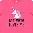 thumbnail image 4 of Inktastic My Yaya Loves Me Unicorn Youth T-Shirt, 4 of 5