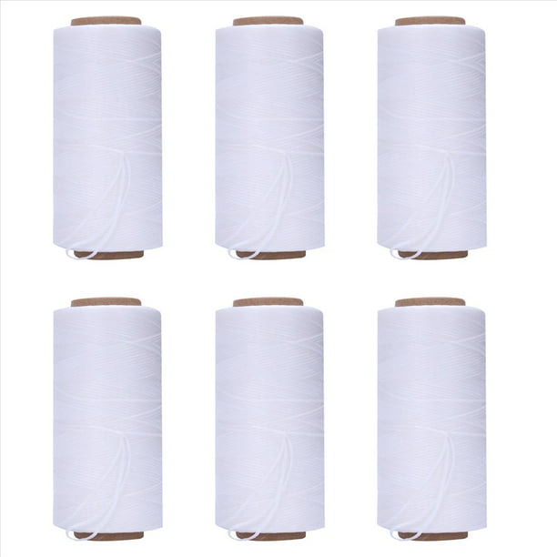 6X 260M 150D 1MM Costura de Hilo de Encerado Aguja de Mano Cord Craft DIY Color: