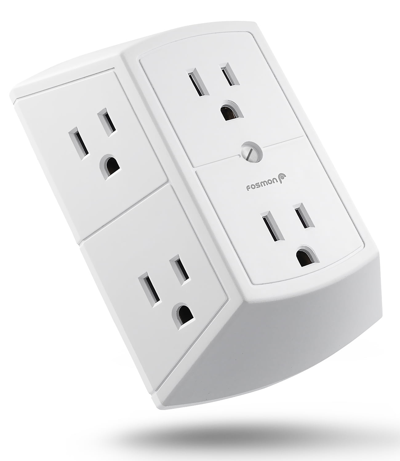 Electrical Socket 6-Way Power Splitter 6 Outlet AC Wall Plug Adapter Cover 4