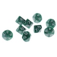 thumbnail image 4 of Paquete de 10 Dados Poliédricos de Plástico Zulema D10 Verde, 4 of 6