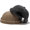 thumbnail image 7 of YooGuoGuo Unisex Rolled Cuff Docker Cap Hats Brimless Beanie Sailor Cap Worker Hat for Women Men, 7 of 7