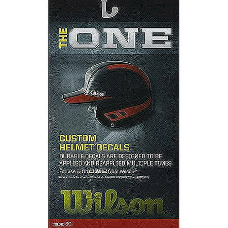Wilson Helmet Decal Kit - Scarlet