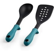 Cook N Home Professional Pots and Pans Nonstick Cookware Set, Kitchen Cooking Set with Frying Pans and Saucepans, Induction Compatible, 12-Piece, Turquoise