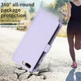 thumbnail image 4 of Zipper Wallet Case for iPhone 8 Plus / iPhone 7 Plus, for Women& Men Flip Purse Cover with Credit Card Slots Wrist Hand Strap Kickstand, PU Leather Magnetic Clasp TPU Shockproof Case, Purple, 4 of 8