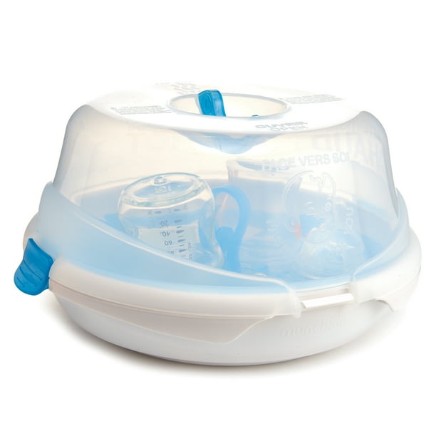 Munchkin Steam Guard Microwave Bottle Sterilizer, Includes Heat