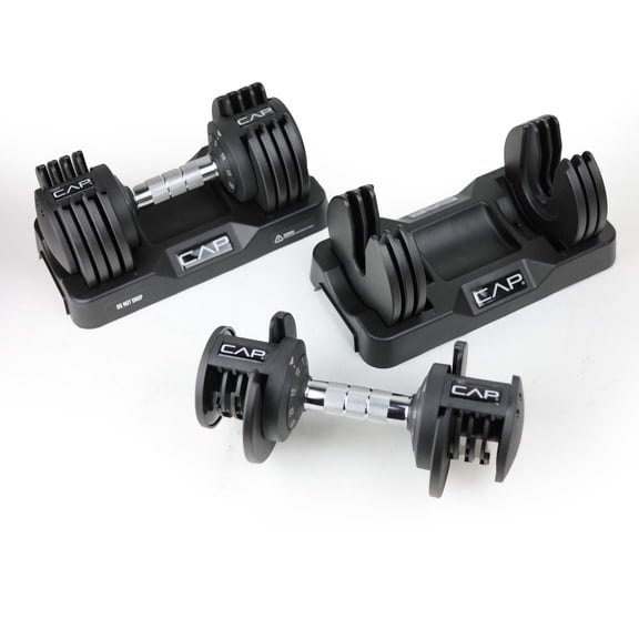 Haltère ajustable CAP Barbell, 25 lb (simple) / 50 lb (paire)