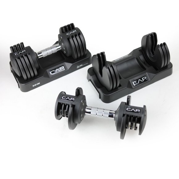 CAP Barbell Adjustabell Dumbbell,25 lb (Single) / 50 lb (Pair)