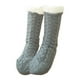 thumbnail image 5 of Calcetines térmicos antideslizantes para interiores de invierno, calentadores de piernas para mujeres, calcetines , calcetines gruesos y suaves Gris Salvador Dali Calentadores de piernas de felpa, 5 of 8