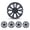 14 inch- Gray Lacquer Gliter, variant on 4 Pack Universal 15 inch Hubcaps for Nissan Sentra, Toyota Corolla Steel Wheel Rims Cover, Snap-On Silver Lacquer