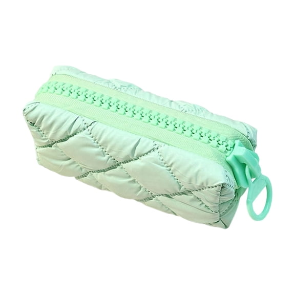Pencil Case Large Capacity Soft Nylon Zipper Closure for Collage Office Travel
