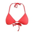 thumbnail image 3 of No Boundaries Women's Crinkle Triangle Bikini Top, Sizes XXS-XXL, 3 of 5