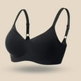 thumbnail image 2 of ATOYSOY Everyday Bra Wireless Breathable Push Up Underwear Workout Thin Lightweight Girls Teens Seamless Smoothing Comfort Bra Black, 2 of 5