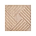 thumbnail image 1 of VEVOR 3D Wall Panels 12-Pack 19.7x19.7 in PVC 32 Sq.Ft Coverage Slat Light Wood Color, 1 of 9