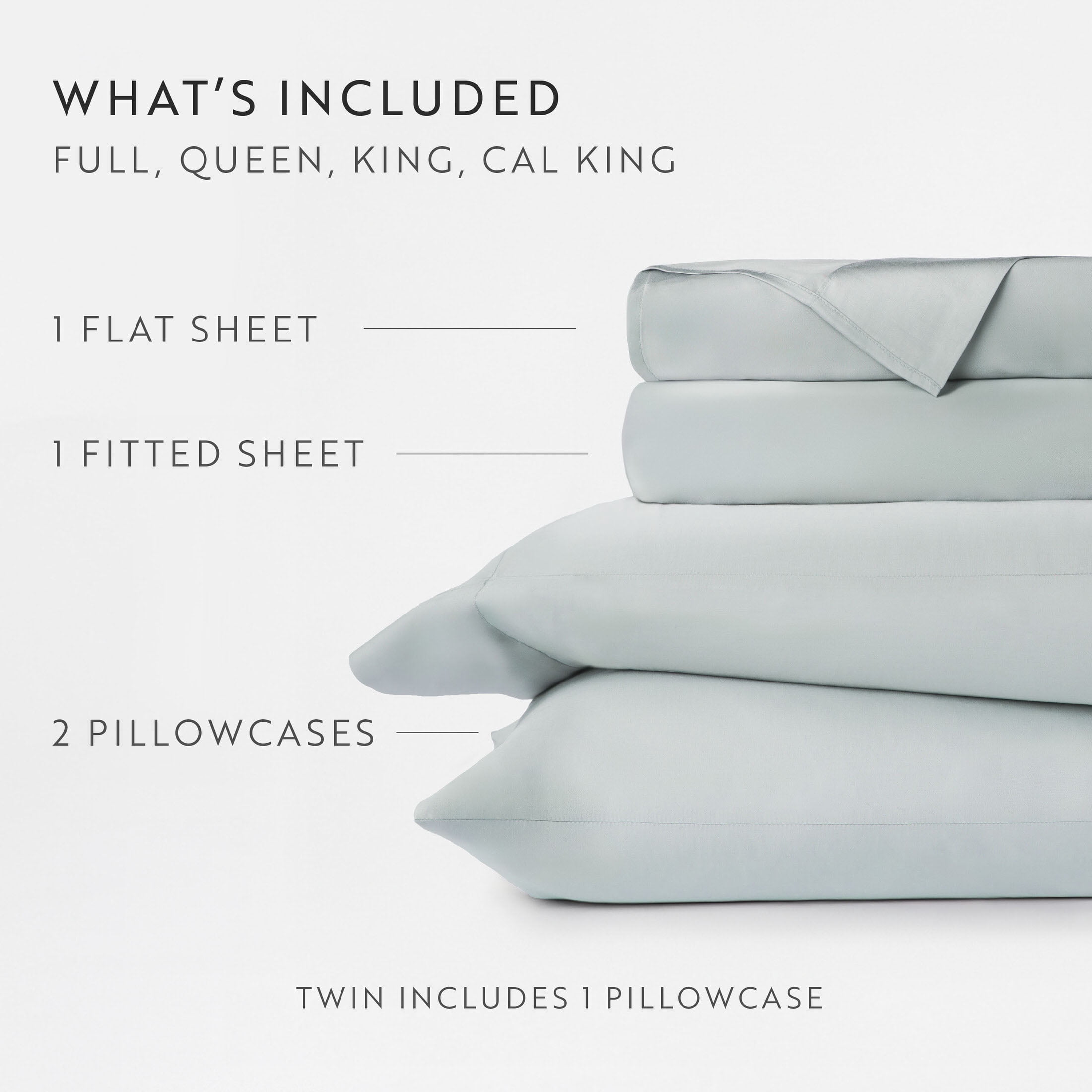 Noble Linens Rayon from Bamboo 4 Piece Luxury Bed Sheet Set, Light Blue, Twin
