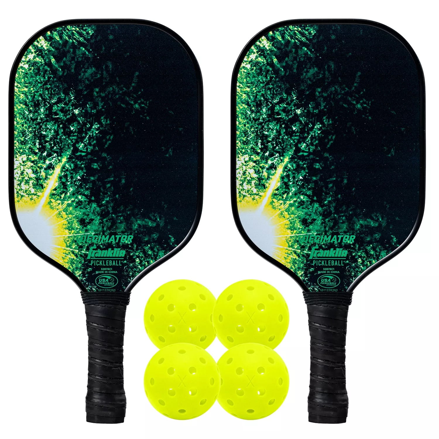 Franklin Pickleball 2Player Carbon Fiber Paddle and X40 Pickleball