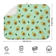 thumbnail image 2 of 2 Pack Avocado Fruit Drying Mats for Kitchen - Super Absorbent Microfiber Dish Drying Pad, Foldable & Heat Resistant Countertop Protector, 2 of 4