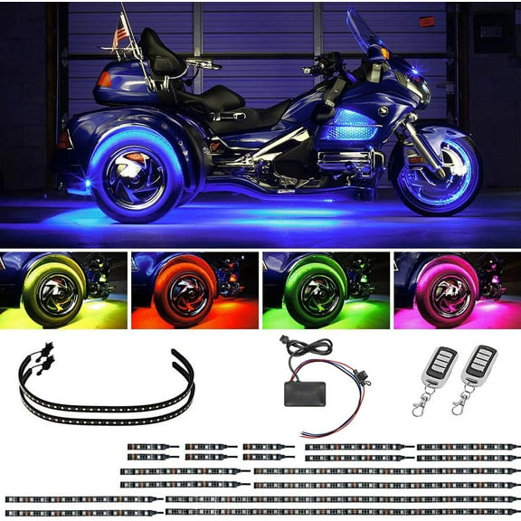 LEDGlow LiteTrike® III Advanced Million Color LED Motorcycle Lighting Kit