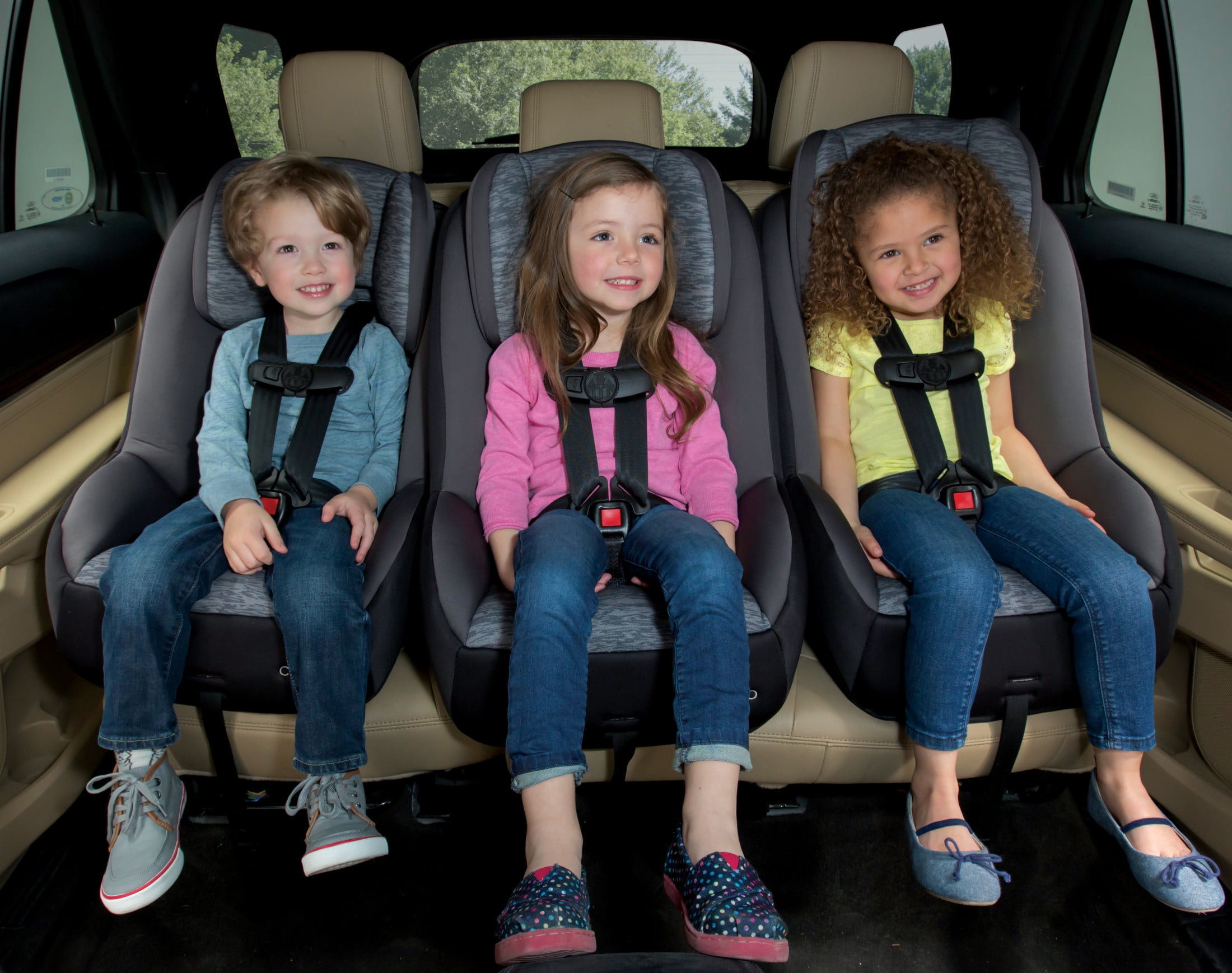 Cosco Kids MightyFit 65 DX Convertible Car Seat, Heather Onyx