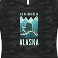 thumbnail image 4 of Inktastic Alaskan Rather Be in Alaska Women's T-Shirt, 4 of 5