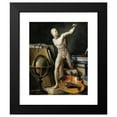 thumbnail image 2 of Thomas Germain Joseph Duvivier 12x14 Black Modern Framed Museum Art Print Titled - Still Life with Sphere, Palette and Antique Plaster, 2 of 5