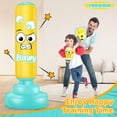 thumbnail image 5 of Inflatable Boxing/Punching Bag for Kids for Boys and Girls Teens Karate MMA moui Thai Practice, 5 of 8